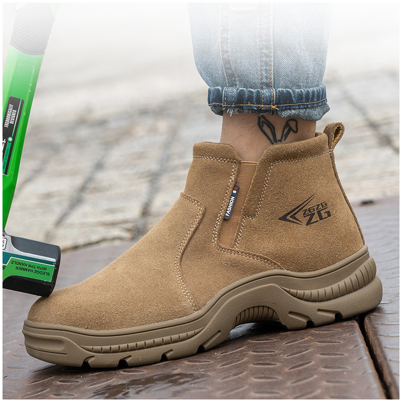Mens Fashion Caps - Botas de seguridad para el trabajo