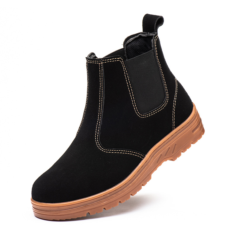 Mens Fashion Caps - Botas de seguridad con puntera de