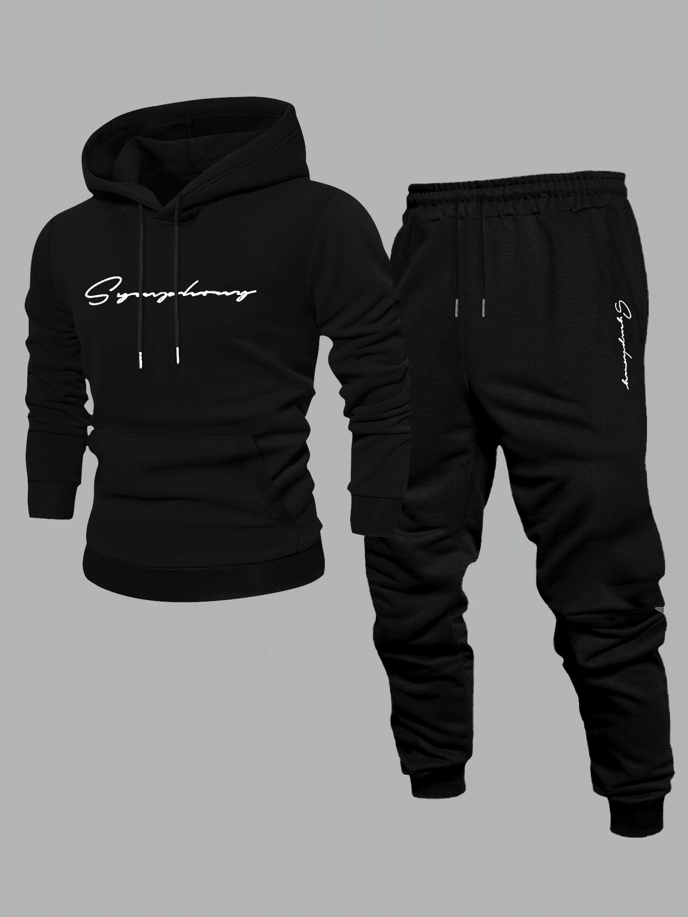 Streetwear Hoodie - Conjunto Deportivo de 2 Piezas para
