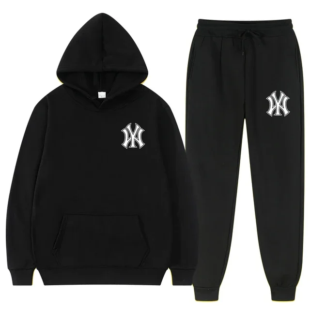 Streetwear Hoodie - Conjunto Deportivo de 2 Piezas para