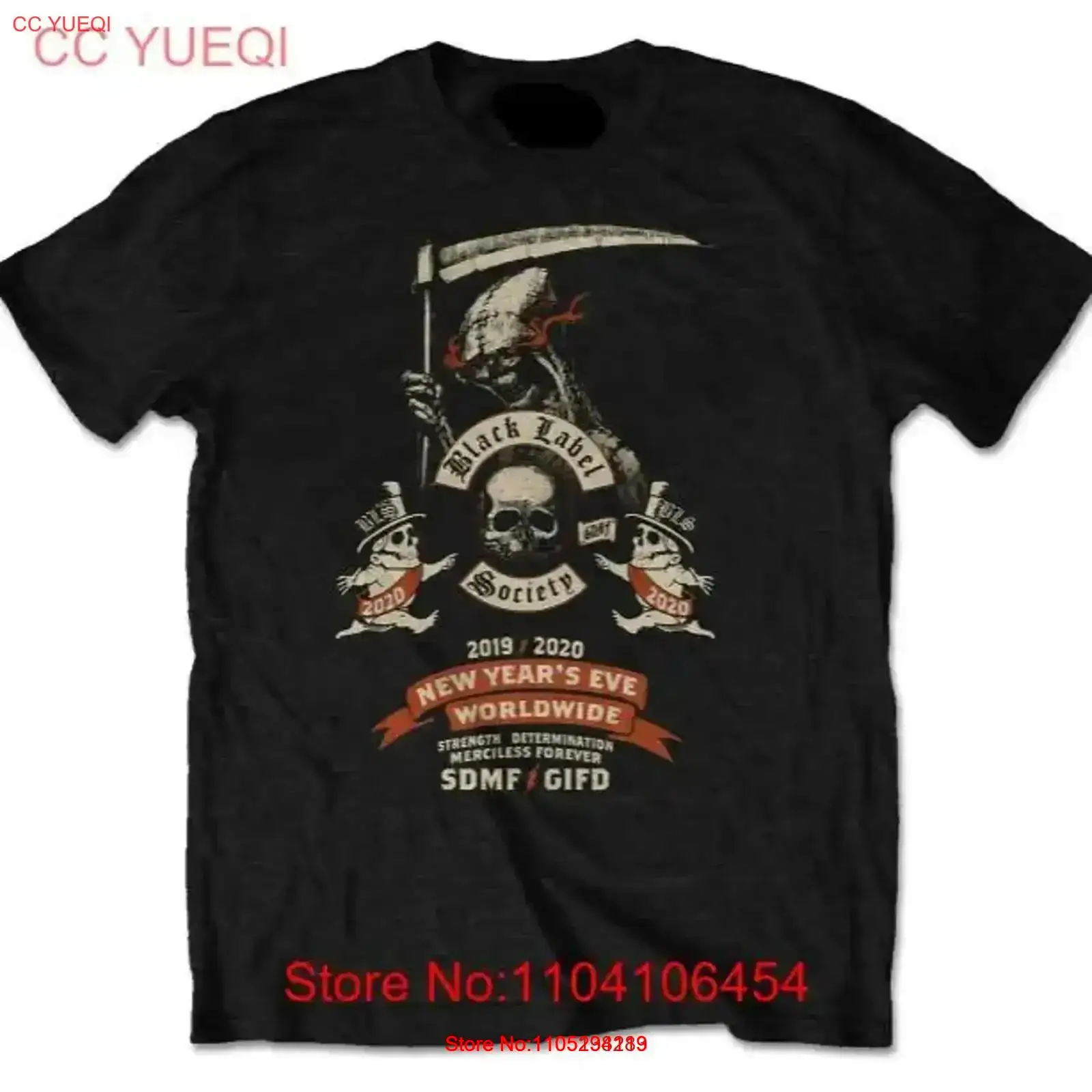 Men'S Fashion Labels - Camiseta Black Label Society de tendencia