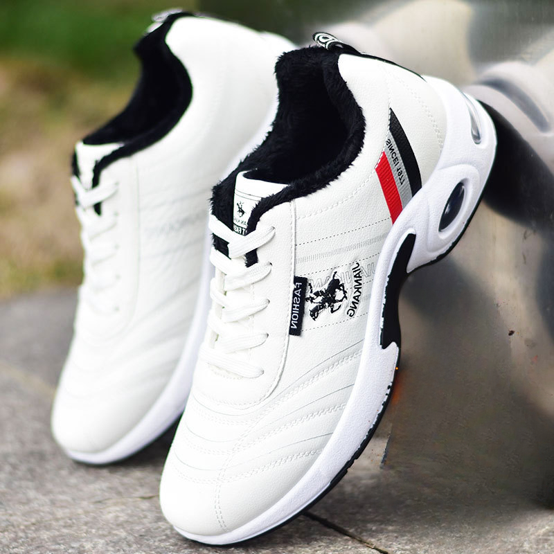 Mens Fashion Zapatos - Zapatillas de deporte de cuero para