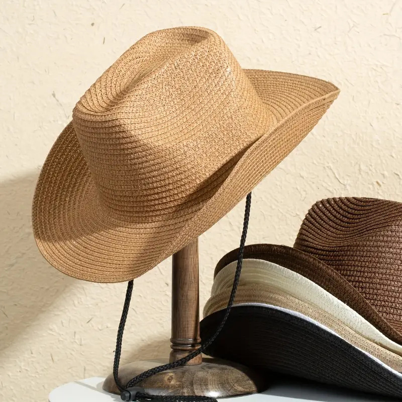 Mens Fashion Bucket Hat - Sombrero de Paja Panamá Natural, Talla