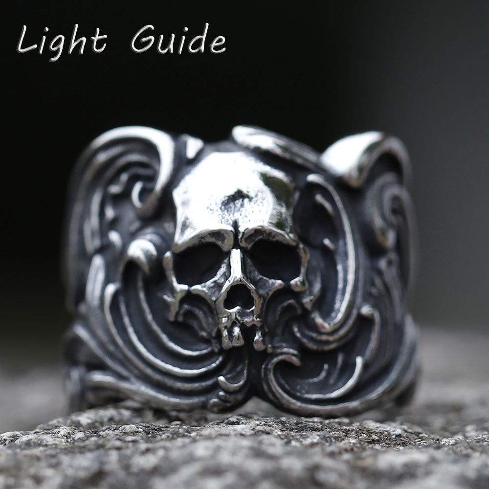 Men'S Fashion Guide - Nuevo anillo de acero inoxidable 316L