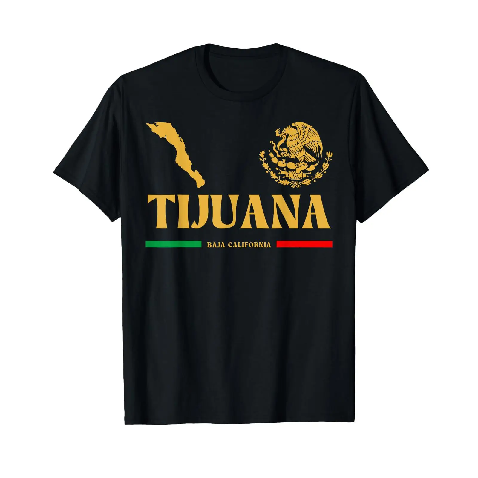 Men'S Fashion Tijuana - Camiseta con emblema de Tijuana, Baja