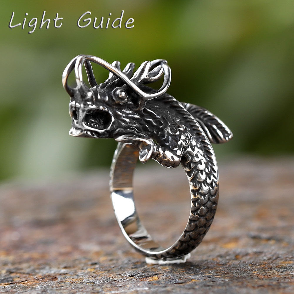 Men'S Fashion Guide - Anillo de acero inoxidable 316L para