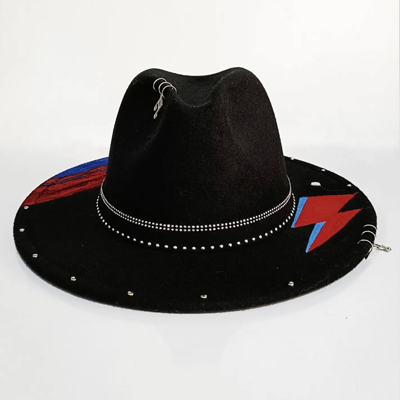 Mens Fashion Bucket Hat - Sombrero fedora cosido a mano, sombrero