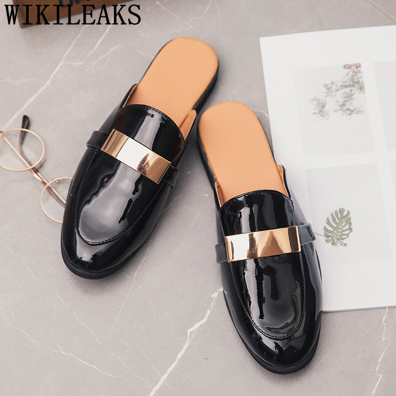 Mens Fashion Zapatos - Zapatos negros de Charol para Hombre,