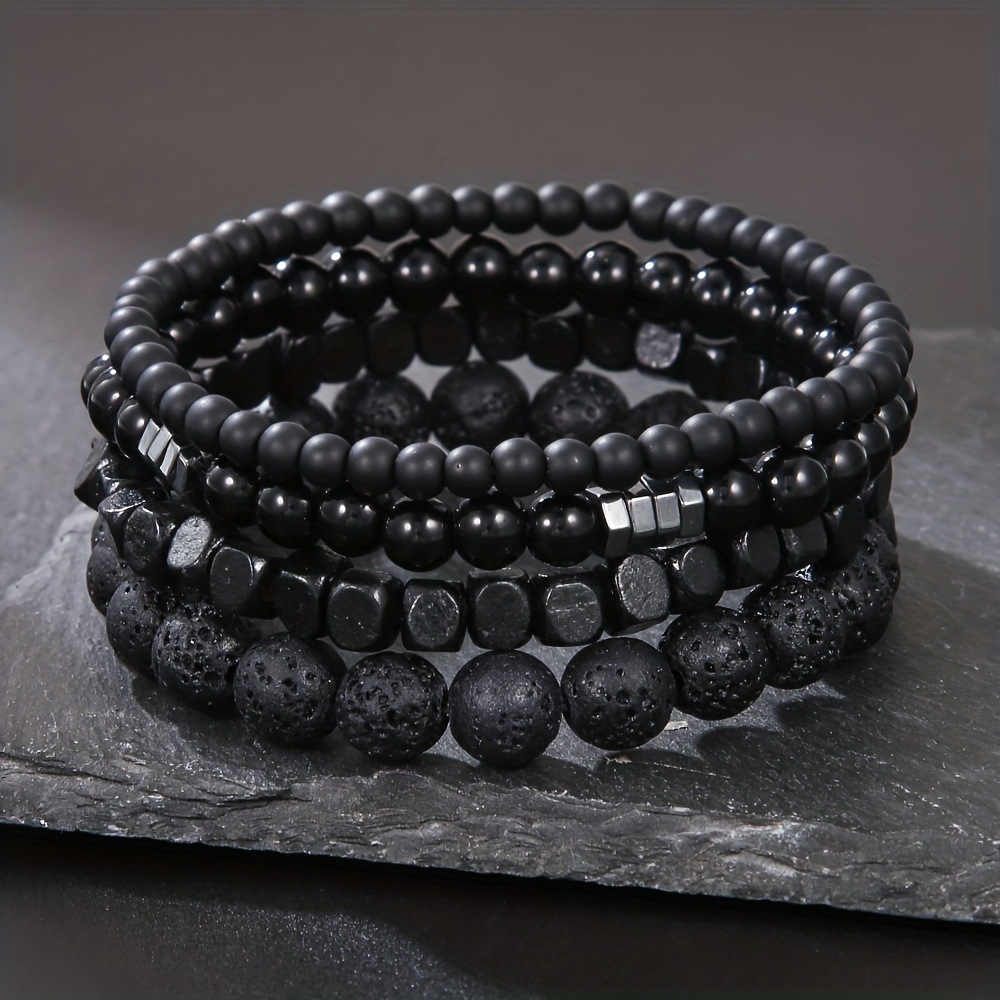 Mens Fashion Combination - 4 unids/set de cuentas de madera