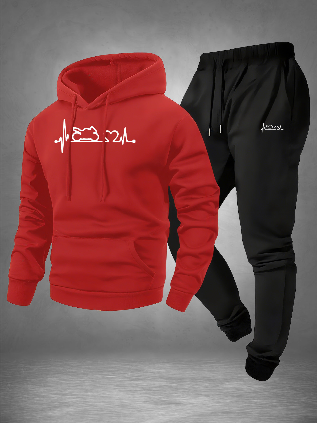 Conjunto Deportivo de 2 Piezas - Streetwear Hoodie reseña y precio