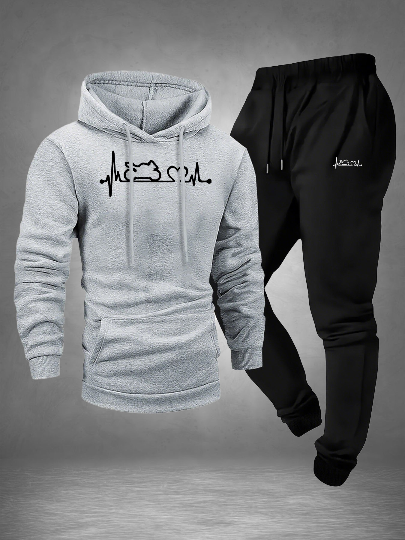 Conjunto Deportivo de 2 Piezas - Streetwear Hoodie reseña y precio