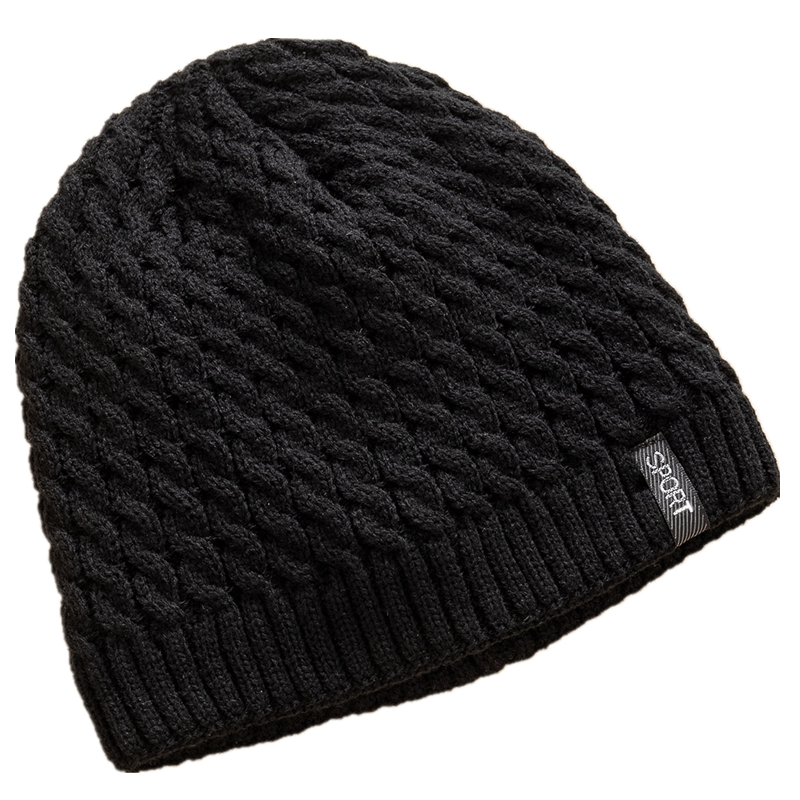 Gorro tejido con etiqueta depo - Men'S Fashion Labels reseña y precio