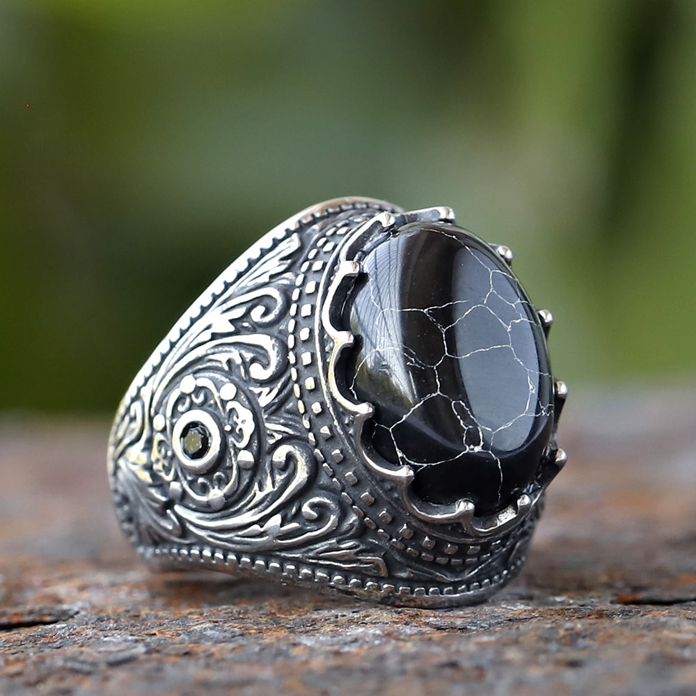 Anillos de circón negro turco  - Men'S Fashion Guide reseña y precio