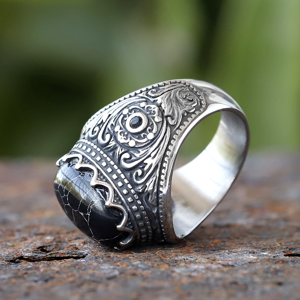Anillos de circón negro turco  - Men'S Fashion Guide reseña y precio