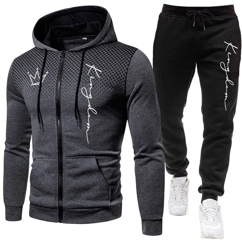 Conjunto de Sudadera con Capuc - Jogger Sweatpants Men reseña y precio