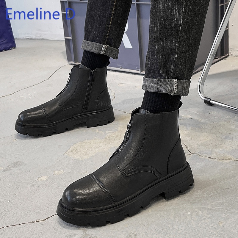 Botines de hombre con punta re - Mens Fashion Caps reseña y precio