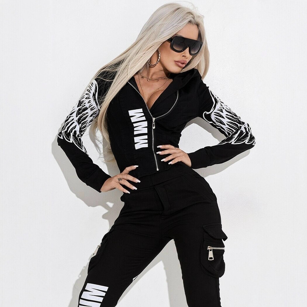 Conjunto Deportivo de Moda par - Men'S Fashion Zipper Hoodie reseña y precio