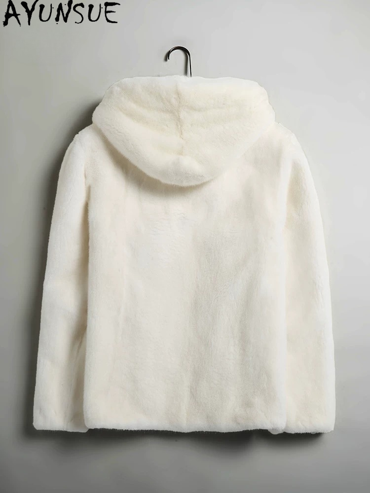 AYUSNUE Abrigo de Visón Natura - Men'S Fashion Zipper Hoodie reseña y precio