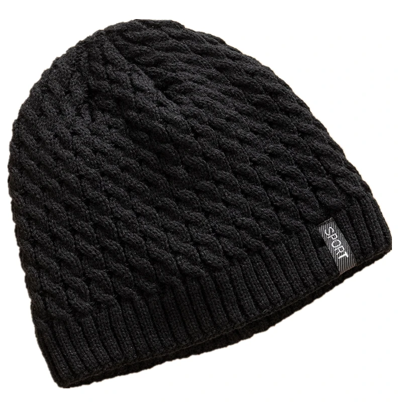 Gorro tejido con etiqueta depo - Men'S Fashion Labels reseña y precio