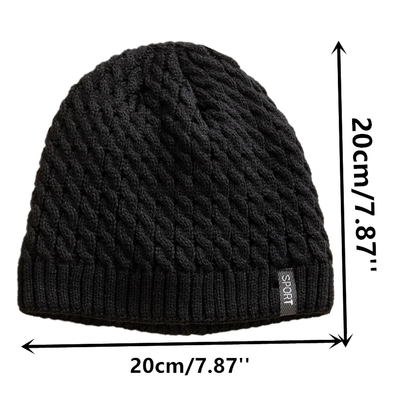 Gorro tejido con etiqueta depo - Men'S Fashion Labels reseña y precio