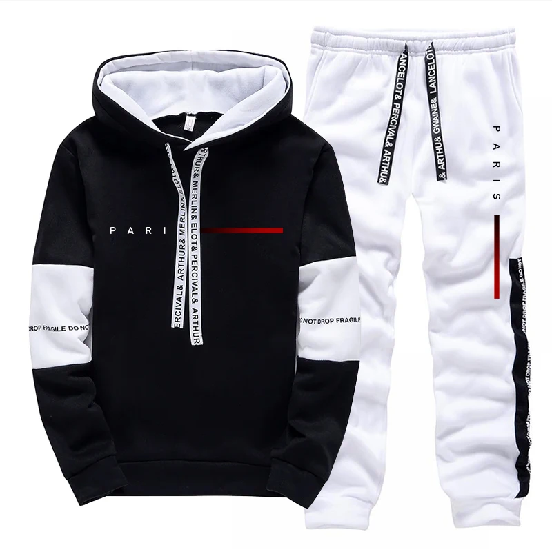 Conjunto de Sudadera con Capuc - Jogger Sweatpants Men reseña y precio