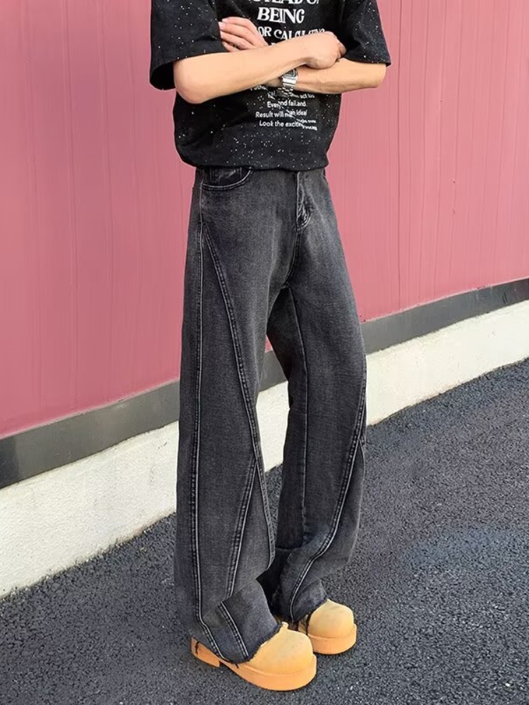 Pantalones Y2K de Moda 2026, J - Men'S Fashion Grey Jeans reseña y precio