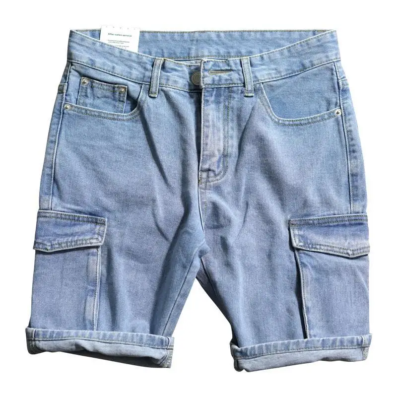 Pantalones vaqueros cortos rec - Jeans Pants Fashion Men reseña y precio