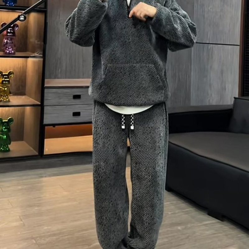 Conjunto de Sudadera con Capuc - Men'S Fashion Zipper Hoodie reseña y precio