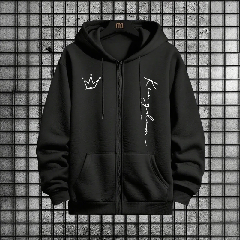 Conjunto de Sudadera con Capuc - Men'S Fashion Zipper Hoodie reseña y precio