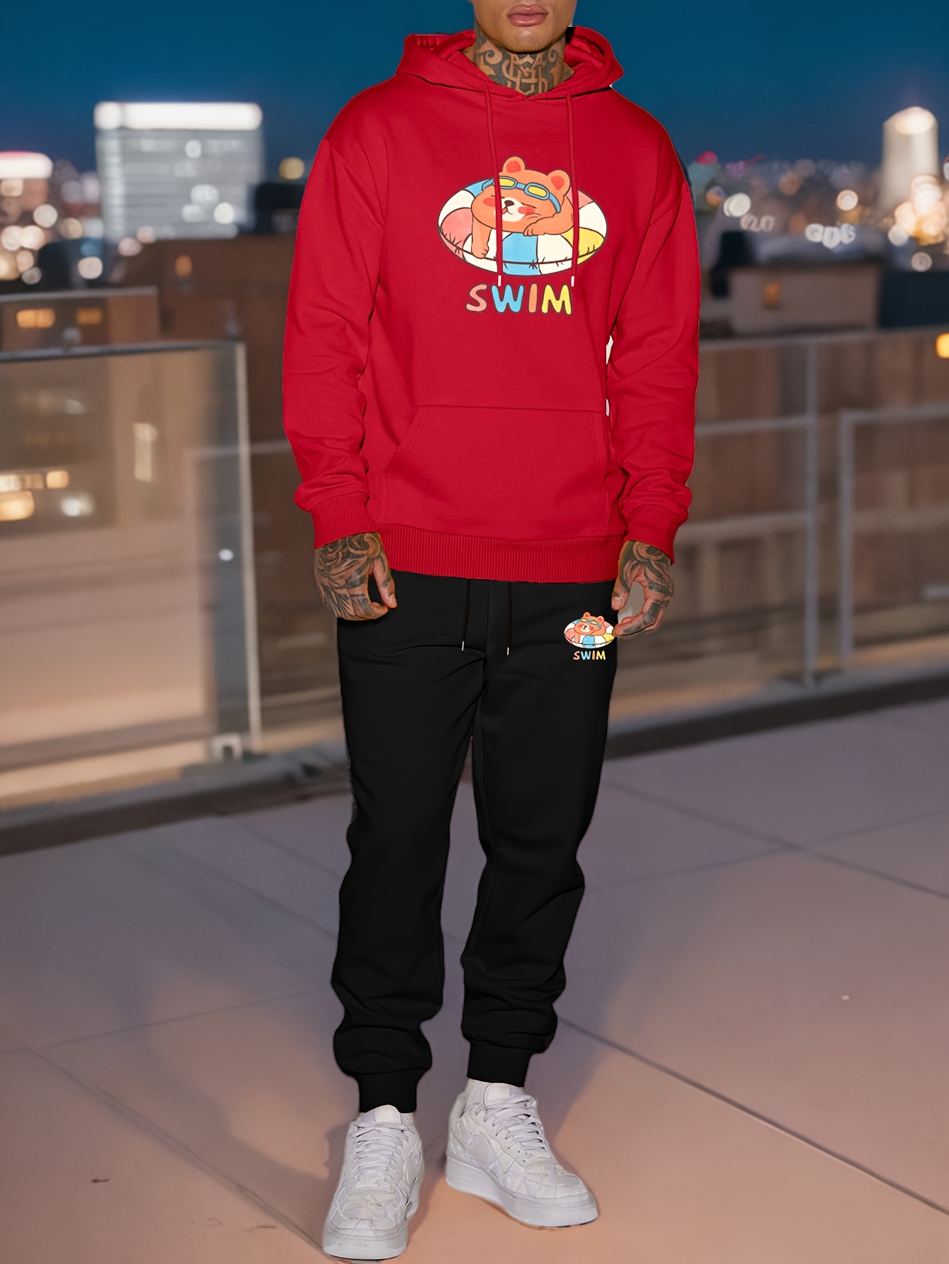 Conjunto Deportivo de 2 Piezas - Streetwear Hoodie reseña y precio