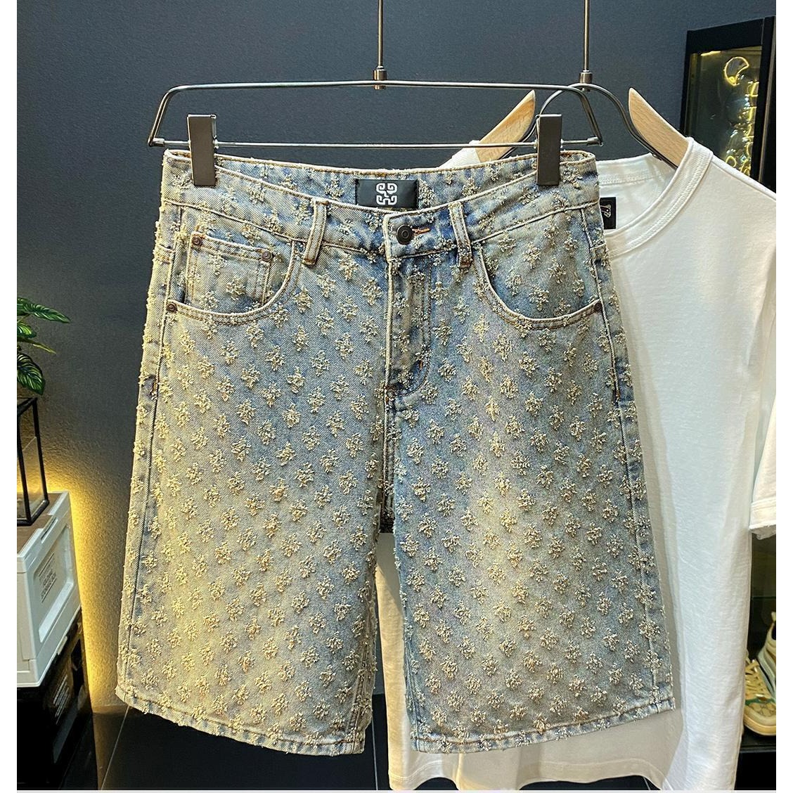 Pantalones Cortos de Mezclilla - Jeans Pants Fashion Men reseña y precio