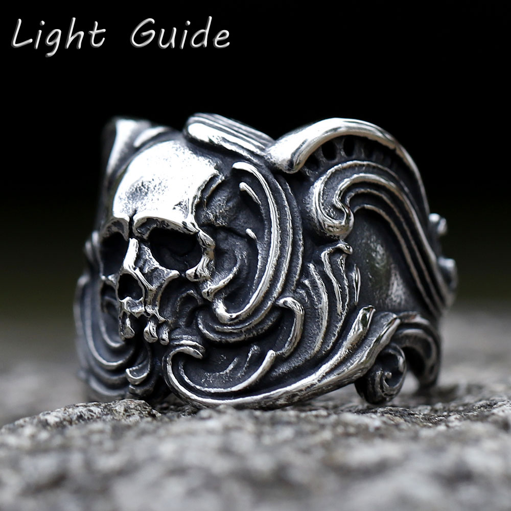 Nuevo anillo de acero inoxidab - Men'S Fashion Guide reseña y precio