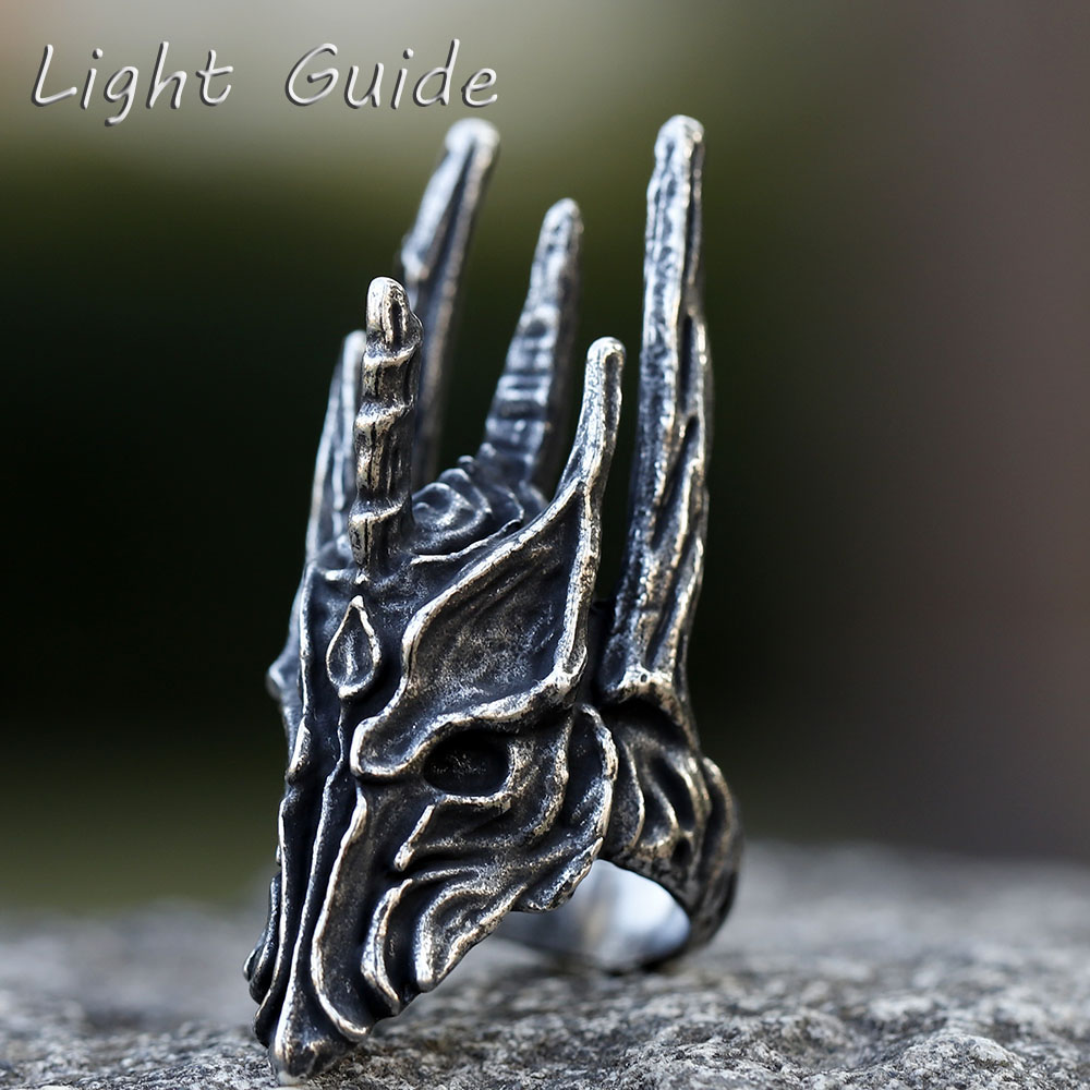 Anillo Vintage de acero inoxid - Men'S Fashion Guide reseña y precio