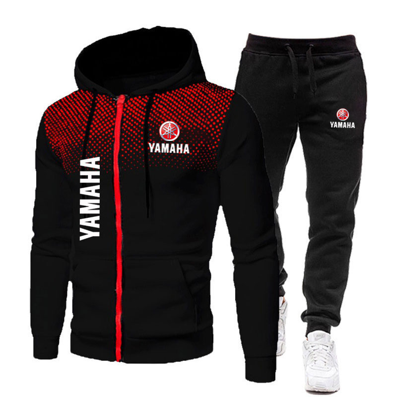Conjuntos Yamaha para hombre c - Men'S Fashion Zipper Hoodie reseña y precio