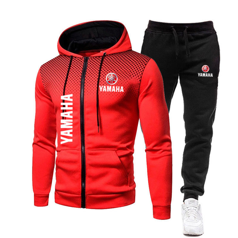 Conjuntos Yamaha para hombre c - Men'S Fashion Zipper Hoodie reseña y precio