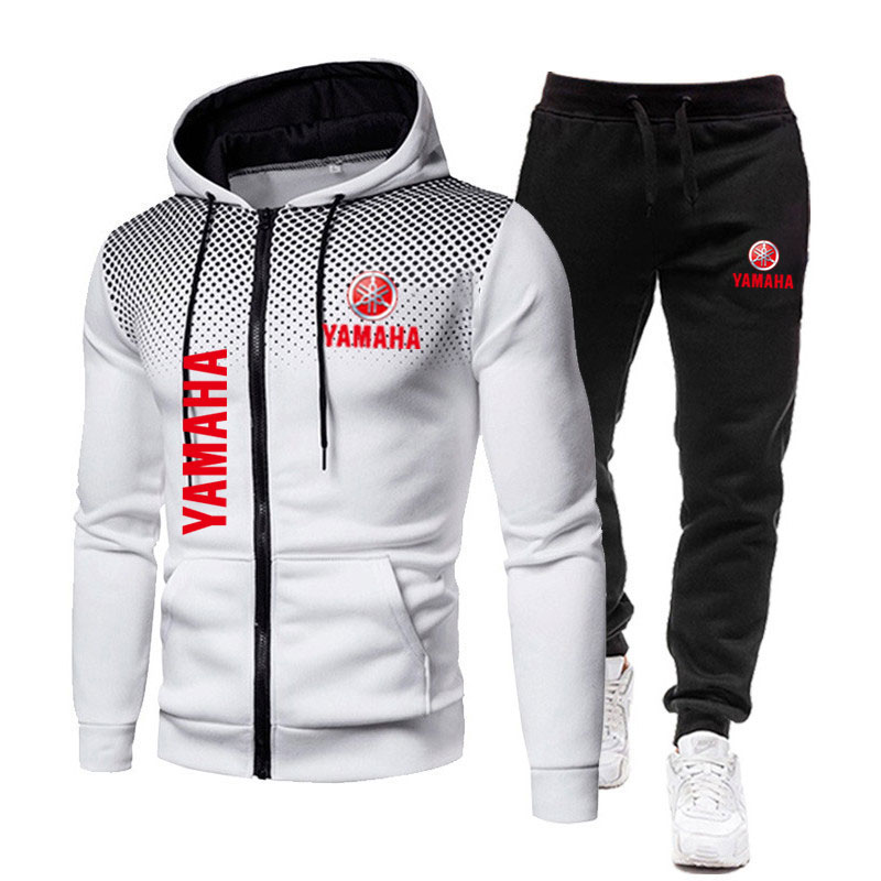 Conjuntos Yamaha para hombre c - Men'S Fashion Zipper Hoodie reseña y precio