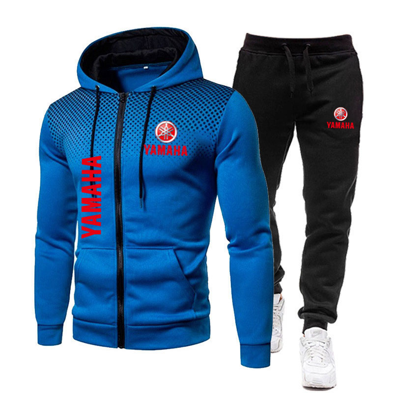 Conjuntos Yamaha para hombre c - Men'S Fashion Zipper Hoodie reseña y precio
