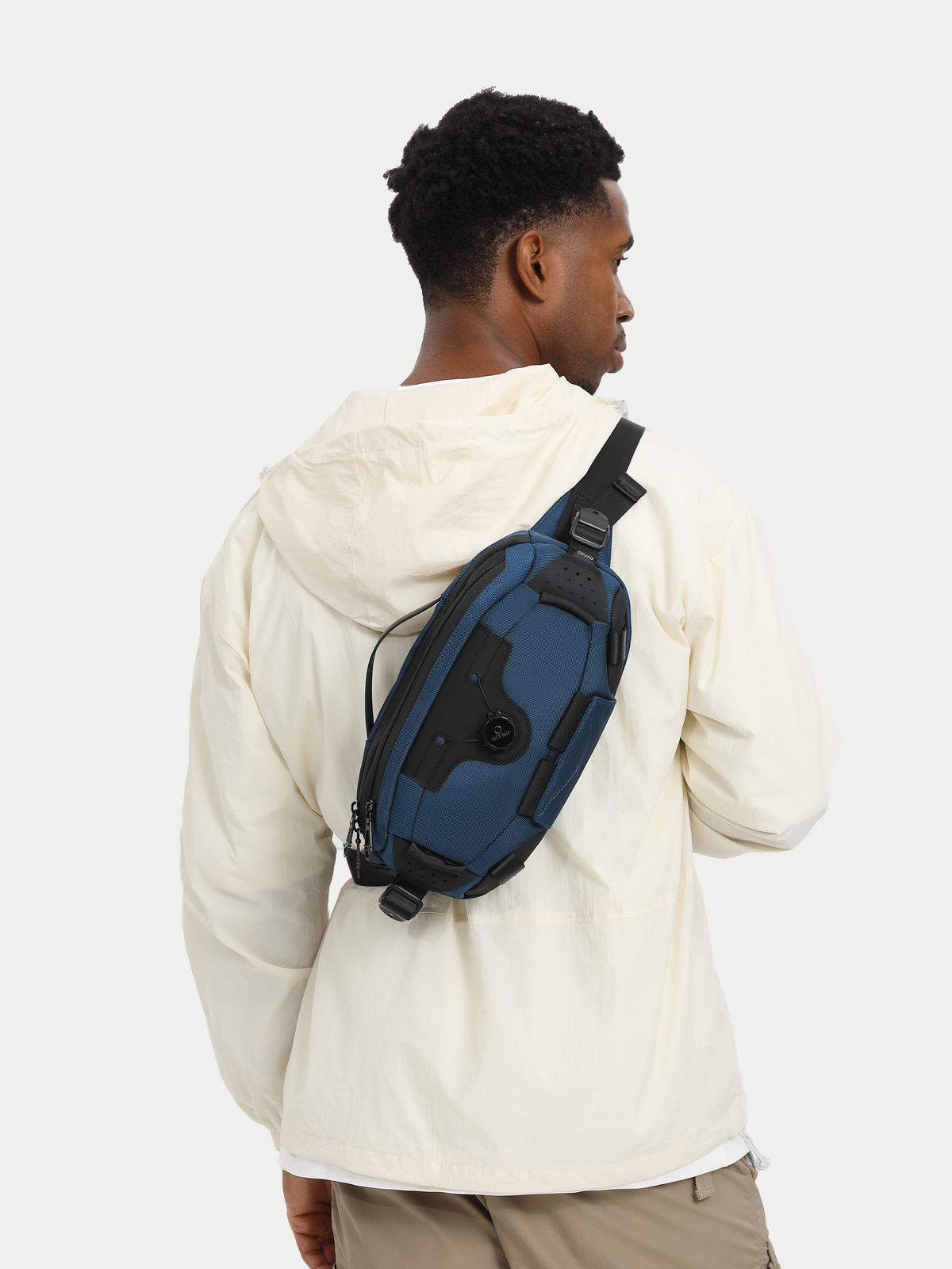 OZUKO-Bolso de pecho multifunc - Crossbody Bag Men reseña y precio