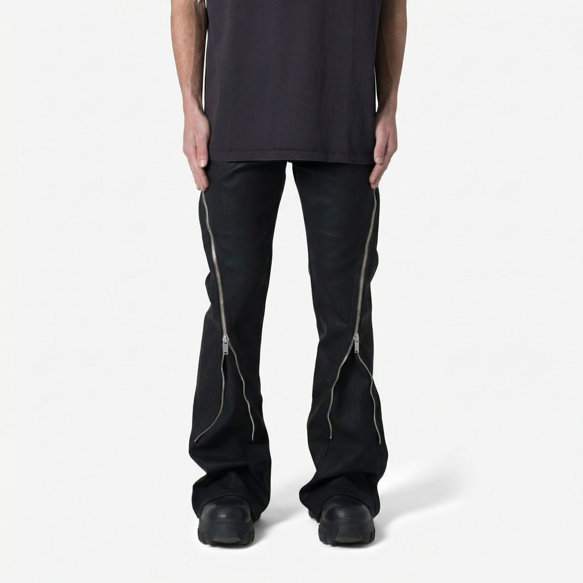 Pantalones Vaqueros de Mezclil - Men'S Fashion Grey Jeans reseña y precio