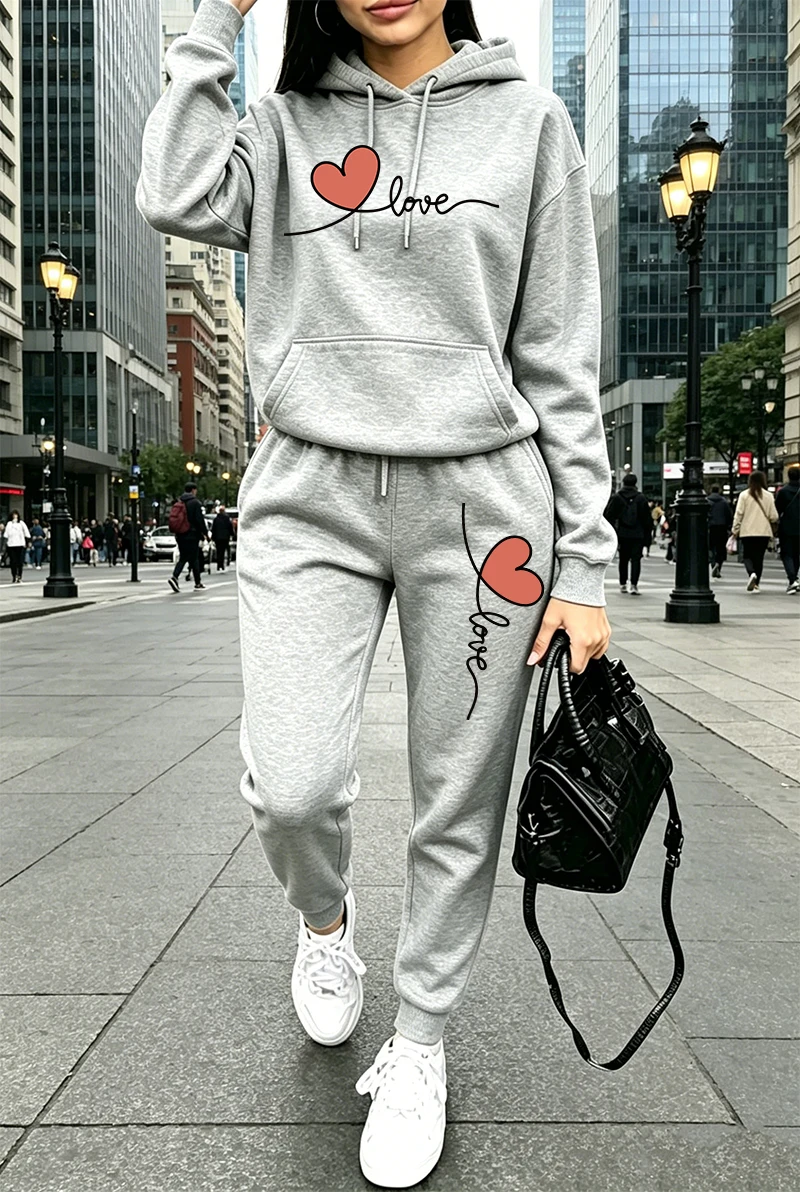 Conjunto Deportivo para Mujer, - Streetwear Hoodie reseña y precio