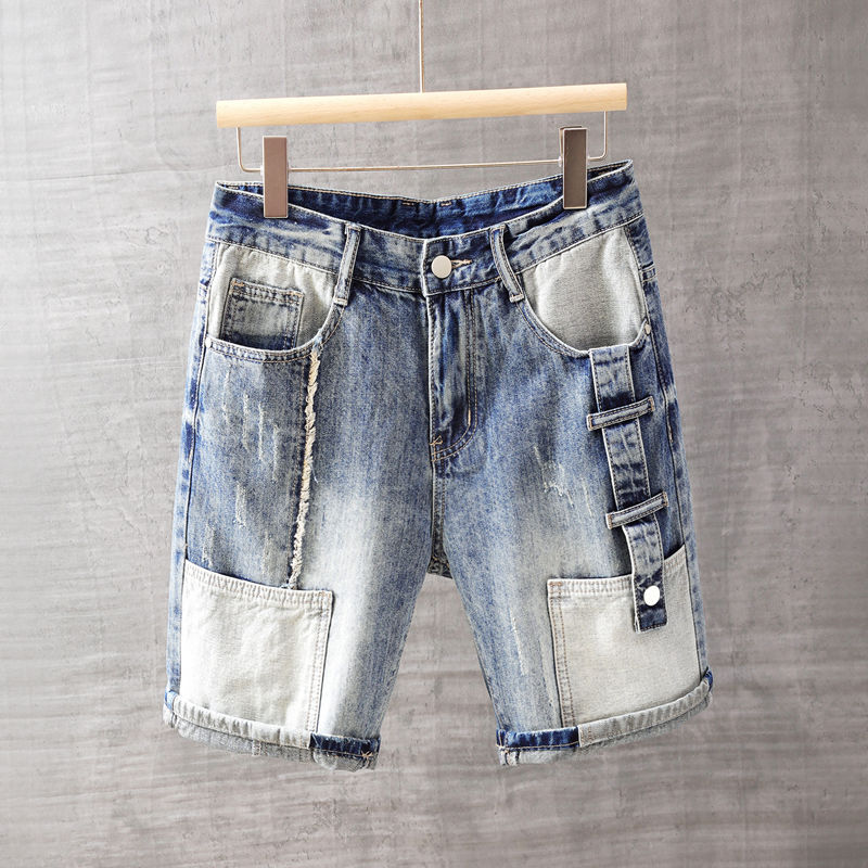 Pantalones vaqueros cortos par - Jeans Pants Fashion Men reseña y precio