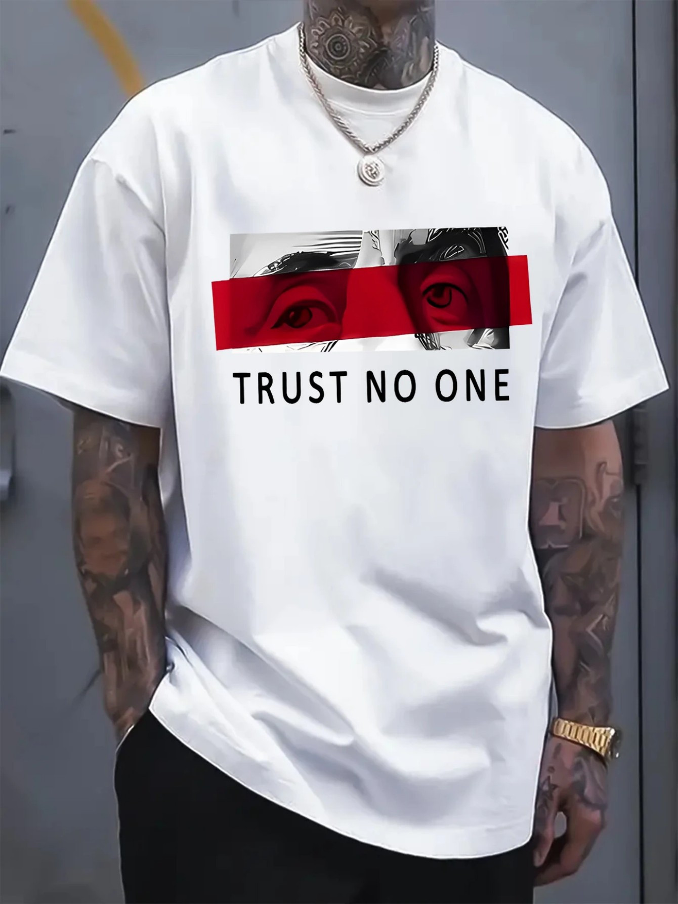 Camiseta de hombre con estampa - Mens Fashion Combination reseña y precio