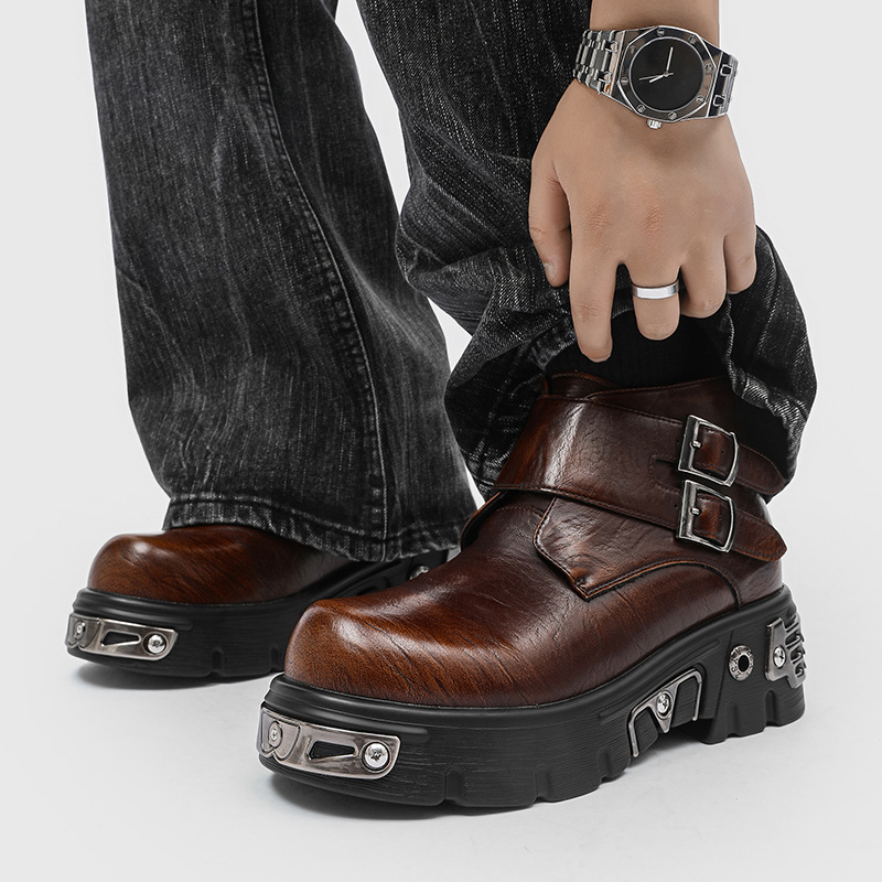 Botas de plataforma punk gótic - Men'S Fashion For 45 Years Old reseña y precio