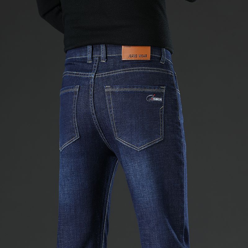 Nuevos Jeans Rectos de Moda pa - Men'S Fashion Grey Jeans reseña y precio