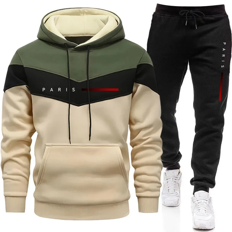 Conjunto de Sudadera con Capuc - Jogger Sweatpants Men reseña y precio