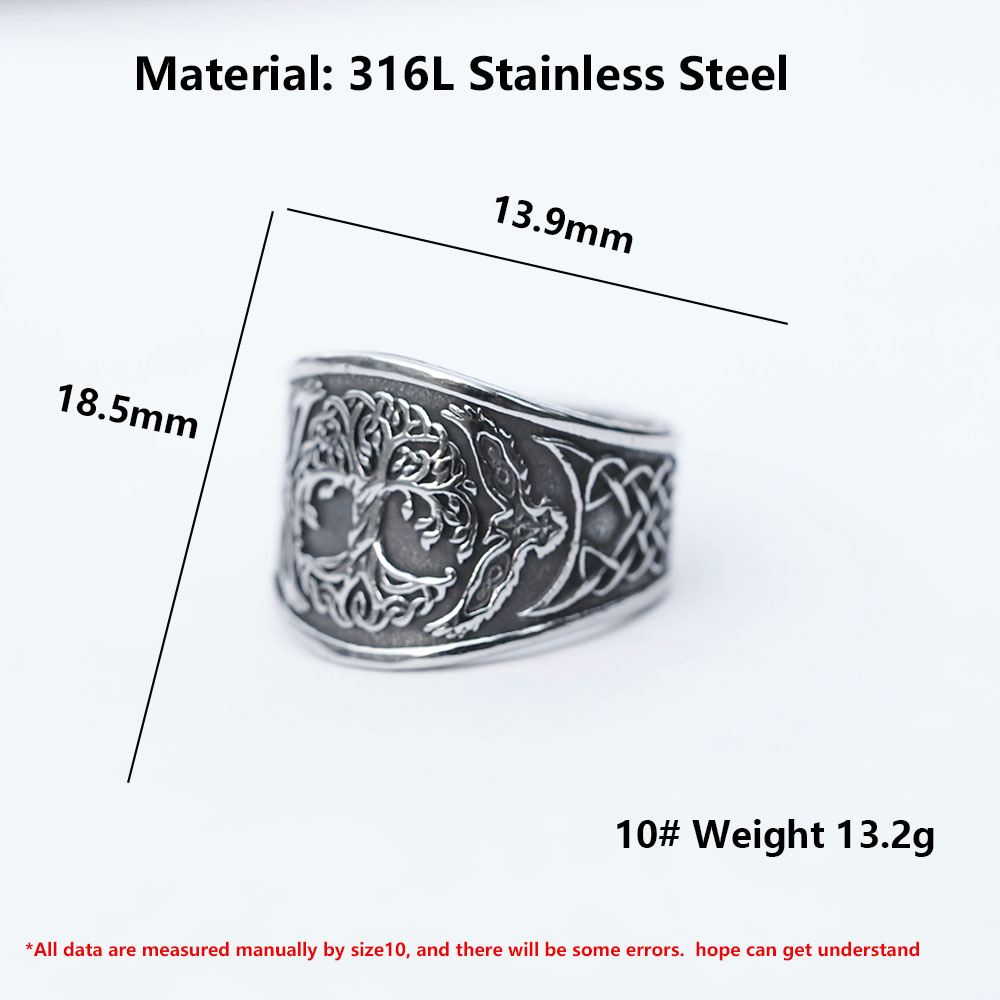 Anillos de acero inoxidable 31 - Men'S Fashion Guide reseña y precio