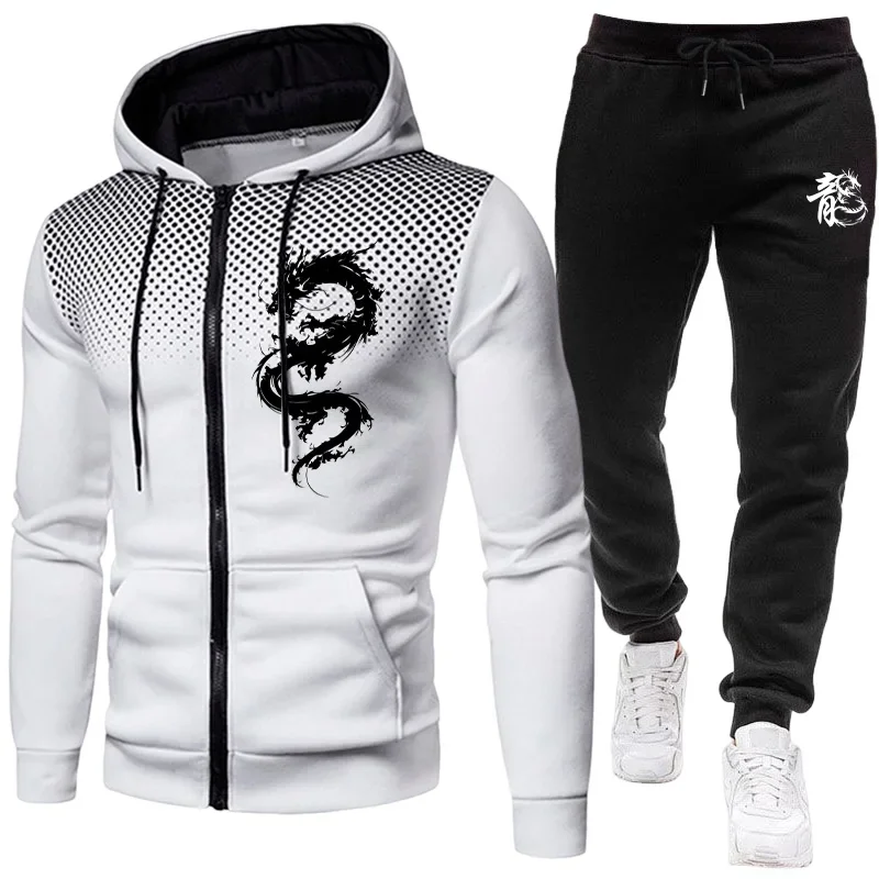 Conjunto Deportivo para Hombre - Men'S Fashion Zipper Hoodie reseña y precio