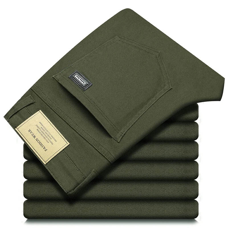 Pantalones vaqueros elásticos  - Jeans Pants Fashion Men reseña y precio