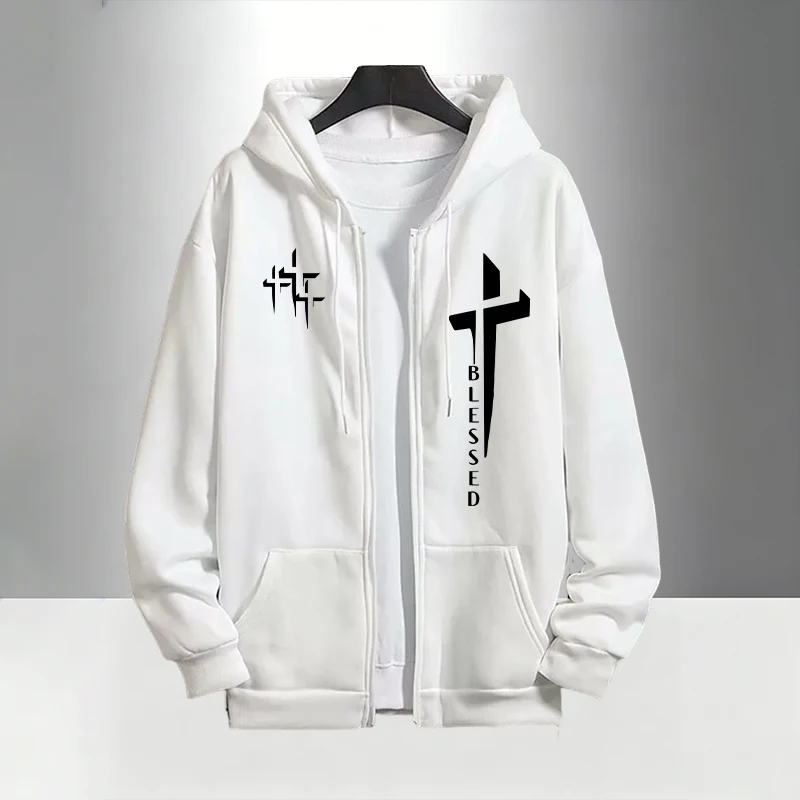 Conjunto Deportivo con Estampa - Men'S Fashion Zipper Hoodie reseña y precio