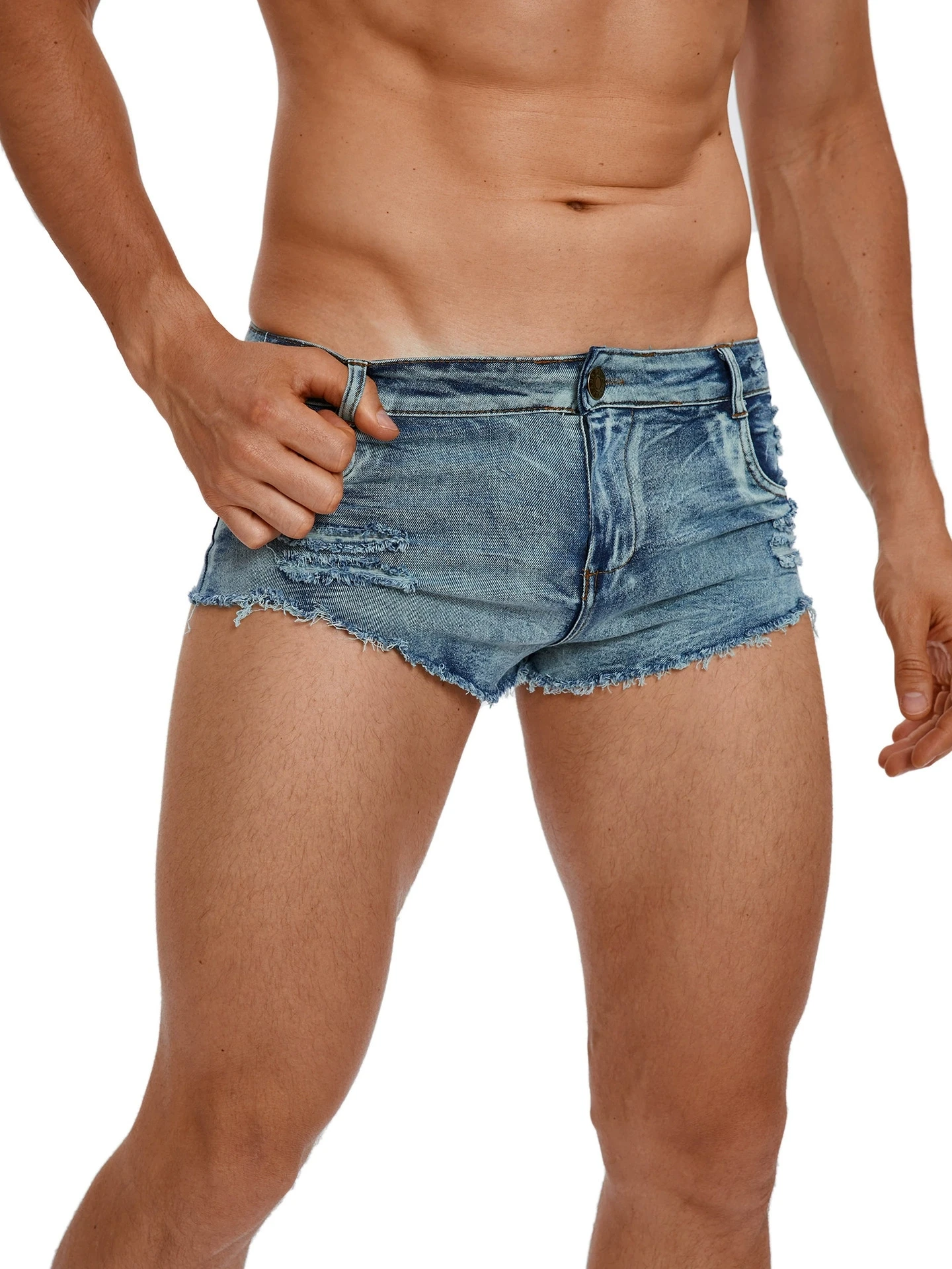 Pantalones Cortos de Mezclilla - Jeans Pants Fashion Men reseña y precio